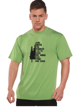 Load image into Gallery viewer, And Into The Forest I Go Men's Bamboo Viscose/Organic Cotton Short Sleeve Graphic T-Shirt
