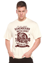 Load image into Gallery viewer, Remembering Spun Bamboo® Men's Bamboo Viscose/Organic Cotton Short Sleeve Graphic T-Shirt
