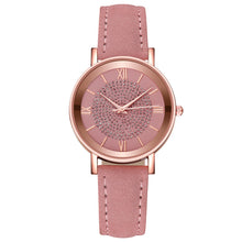 Load image into Gallery viewer, Womens Watches Bracelet Set Starry Sky Ladies Watch Casual Leather Student Quartz Wristwatch Luxury Fashion Minimalist Leather Strap Dress Analogue Quartz Round Elegant Watch

