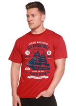 Load image into Gallery viewer, Sea Adventures Spun Bamboo® Men's Bamboo Viscose/Organic Cotton Short Sleeve Graphic T-Shirt
