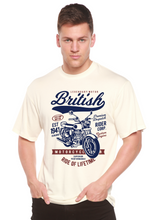 Load image into Gallery viewer, British Motorcycle Men's Bamboo Viscose/Organic Cotton Short Sleeve Graphic T-Shirt
