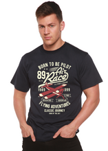 Load image into Gallery viewer, Born To Be Pilot Men's Bamboo Viscose/Organic Cotton Short Sleeve Graphic T-Shirt
