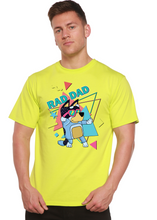 Load image into Gallery viewer, Rad Dad Bluey Men's Bamboo Short Sleeve Graphic T-Shirt
