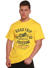 Load image into Gallery viewer, Road Trip Spun Bamboo® Men's Bamboo Viscose/Organic Cotton Short Sleeve Graphic T-Shirt
