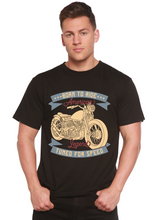 Load image into Gallery viewer, Born To Ride American Legend Men's Bamboo Viscose/Organic Cotton Short Sleeve Graphic T-Shirt
