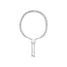 Load image into Gallery viewer, 14K White Gold 6.00 Cttw Diamond 4â€-10â€ Adjustable Bolo Tennis Bracelet (I-J Color, I1-I2 Clarity)

