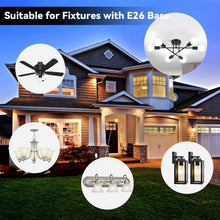 Load image into Gallery viewer, 4-Pack A19 LED Light Bulbs, 60W Equivalent, Soft White or Cool Daylight, E26 Base, Non-Dimmable
