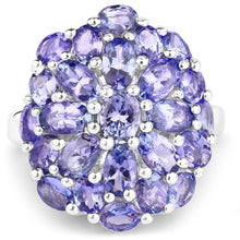 Load image into Gallery viewer, 7.08 Carat Genuine Tanzanite .925 Sterling Silver Ring

