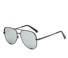 Load image into Gallery viewer, Luxury Lady Vintage Round Metal  Sunglasses For  Driving Black Retro Mirror Sunglasses Woman  Shade Sunglasses With  UV400 Protection
