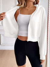 Load image into Gallery viewer, Relaxed Minimalist Zip-Up Dropped Shoulder Hooded Jacket Casual &amp; Comfortable Lightweight Outerwear
