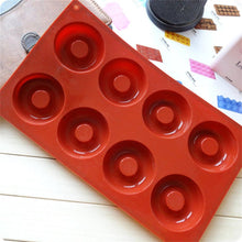 Load image into Gallery viewer, 8 Holes Donut Silicone Cupcake Baking Mold Cake Pans Biscuit Cookie Doughnut Molds Doughnut Mould Chocolate Molds Cavity Silicone Mini Donut Pan Muffin Cups Cake Baking Biscuit Mold
