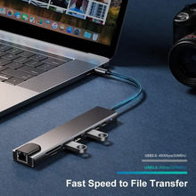 Load image into Gallery viewer, 8-in-1 USB 3.0 Hub
