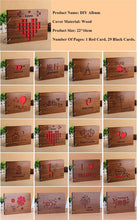 Load image into Gallery viewer, 8 Inch Wood Cover Albums Handmade Pasted Photo Album Personalized Baby Lovers DIY Photo Albums Birthday Gift Family Scrapbook Albums Family Anniversary Gift For Couple
