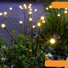 Load image into Gallery viewer, 8 LED Solar Firefly Hanging Solar Lights
