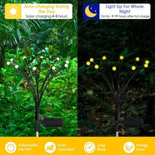 Load image into Gallery viewer, 8 LED Solar Firefly Hanging Solar Lights
