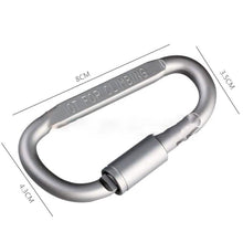 Load image into Gallery viewer, 8-Pack: Aluminum Outdoor Carabiner
