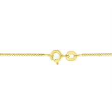 Load image into Gallery viewer, 14K Yellow Gold Plated .925 Sterling Silver 1/2 Cttw Brilliant Round Cut Diamond Solitaire Milgrain 18" Pendant Necklace (K-L Color, I2-I3 Clarity)
