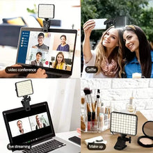 Load image into Gallery viewer, 80 LED Clip-On Rechargeable Selfie Ring Light
