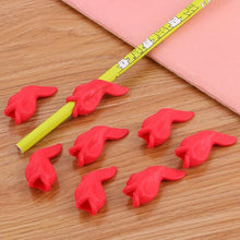 Load image into Gallery viewer, 80 Pcs Silicone Pencil Writing Correction Device for For Child Children Learning Aid Grip Stationery Fish Pen Grip Holder Writing Aid Pencil Holder for Children Students Adults Silicone Pen Grip Corrector
