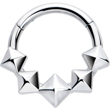 Load image into Gallery viewer, 16G 5/16 3D Punk Style Hinged Segment Ring
