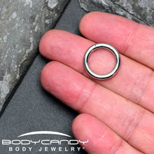 Load image into Gallery viewer, 10G 1/2 316L Surgical Steel Precision Hinged Segment Hoop
