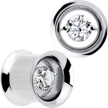 Load image into Gallery viewer, Gem Floating Screw Fit Tunnel Plug Set Available Sizes 8mm to 16mm
