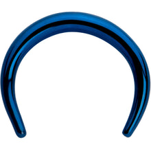 Load image into Gallery viewer, 14G 5/16 Blue Pincher Crescent Taper
