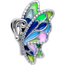 Load image into Gallery viewer, Pastel Profile Butterfly Barbell Tongue Ring
