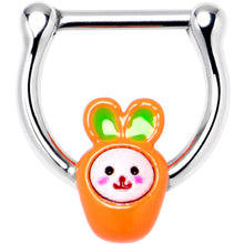 Load image into Gallery viewer, 16G 5/16 Surprise Carrot Easter Bunny Cartilage Clicker
