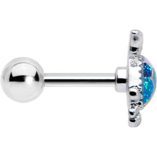 Load image into Gallery viewer, 16G 1/4 Glitter Turtle Cartilage Tragus Earring

