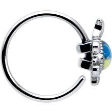 Load image into Gallery viewer, 20G 5/16 Glitter Turtle Nose Hoop
