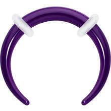 Load image into Gallery viewer, Stainless Steel Crescent Pincher Septum Ring - 14G and 16G
