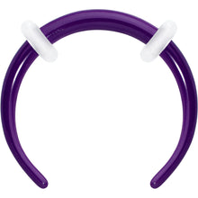Load image into Gallery viewer, Stainless Steel Crescent Pincher Septum Ring - 14G and 16G
