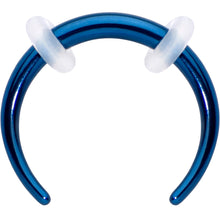 Load image into Gallery viewer, Stainless Steel Crescent Pincher Septum Ring - 14G and 16G
