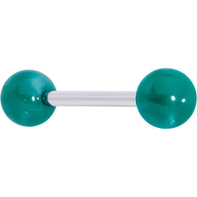 Load image into Gallery viewer, Color Acrylic Ball Tongue Ring Surgical Steel Barbell
