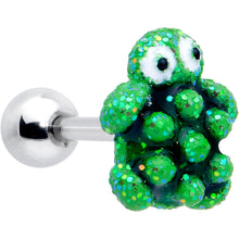 Load image into Gallery viewer, 16G 1/4 Texture Turtle Cartilage Tragus Earring
