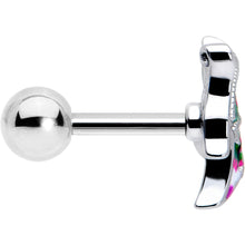 Load image into Gallery viewer, 16G 1/4 Profile Butterfly Cartilage Tragus Earring
