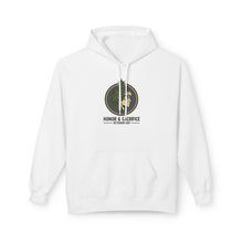 Load image into Gallery viewer, Fleece Hoodie - Honor &amp; Sacrifice Design - Unisex
