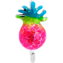 Load image into Gallery viewer, 20G 5/16 Hot Tropical Pineapple Nose Hoop
