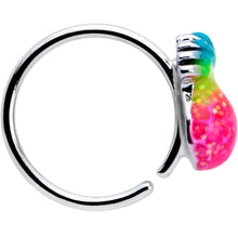 Load image into Gallery viewer, 20G 5/16 Hot Tropical Pineapple Nose Hoop
