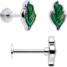 Load image into Gallery viewer, 16G 5/16 Ladybug Hippie Flower Labret Monroe Tragus Set of 3

