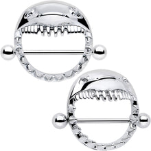 Load image into Gallery viewer, 14G 9/16 Shark Bite Nipple Shield Set
