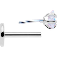 Load image into Gallery viewer, 3mm CZ Star Flat Back Stud Earrings - 1 Pair
