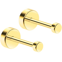 Load image into Gallery viewer, 14k Yellow Gold Plated 4mm Circle Flat Back Stud Earrings - 1 Pair
