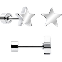 Load image into Gallery viewer, Classic Style Flat Back Stud Earrings - 3 Pairs
