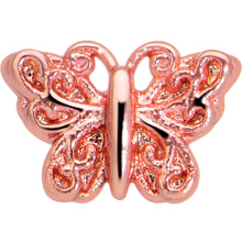 Load image into Gallery viewer, 20G 7mm Butterfly Classic L Shape Nose Ring
