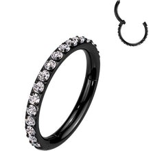 Load image into Gallery viewer, 18G Micro Gem Titanium Hinged Nose Hoop
