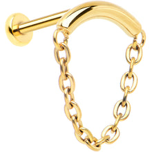 Load image into Gallery viewer, 18G 5/16 Titanium Threadless Chain Dangle Hidden Helix Earring
