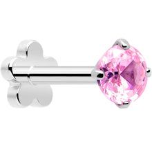 Load image into Gallery viewer, 18G 5/16 CZ Implant Grade Titanium Reversible Threadless Flatback
