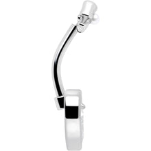 Load image into Gallery viewer, Love Ribbon Heart Double Mount Belly Ring
